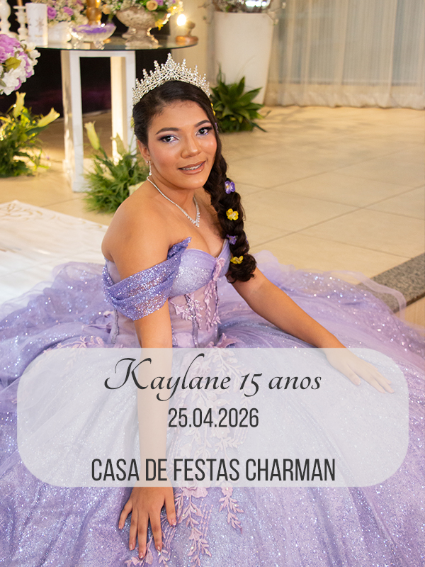 Vídeo de 15 anos de Kaylane